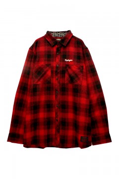 CHECK SHIRT L/S RED