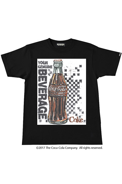 S/S TEE -A day with a Coke- BLK