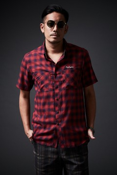 CHECK SHIRT S/S RED