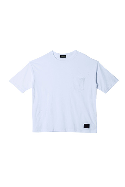 CLASHED BIG S/S TEE WHITE