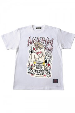 S/S TEE -glossy girl- WHITE