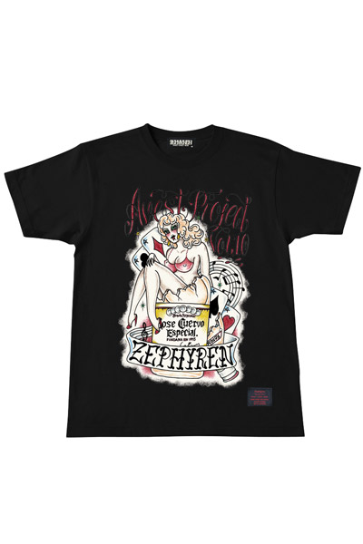S/S TEE -glossy girl- BLK/COLOR