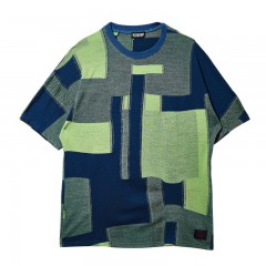 【SAMPLE】S/S TEE KNIT GREEN / MIX