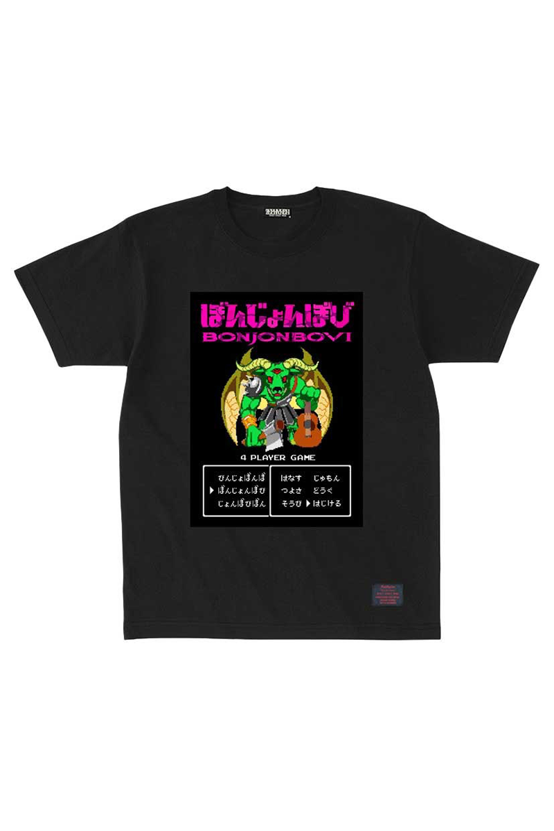 S/S TEE ぼんじょんぼび BLACK