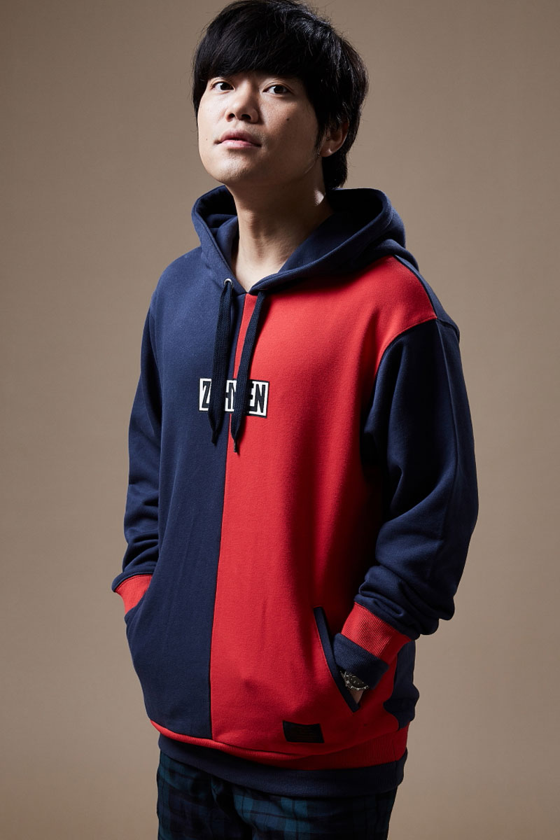 SWITCHING PARKA NAVY / RED