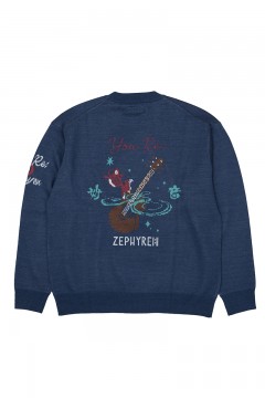 Zephyren Online Store / 優里xZEPHYREN -Betelgeuse- JACQUARD KNIT BLUE