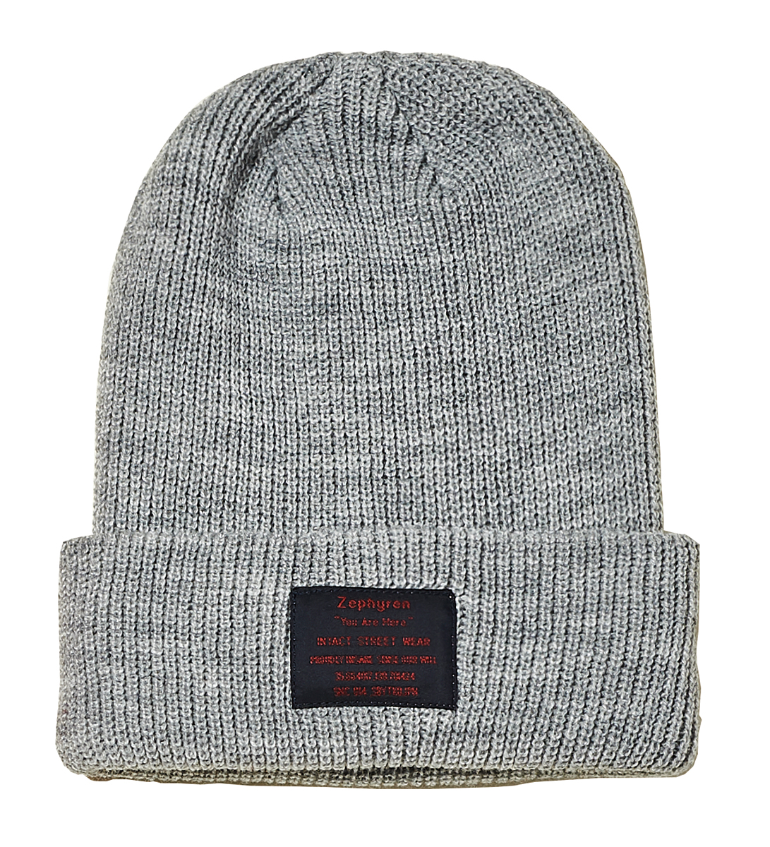 KNIT Beanie -You Are Here GRAY