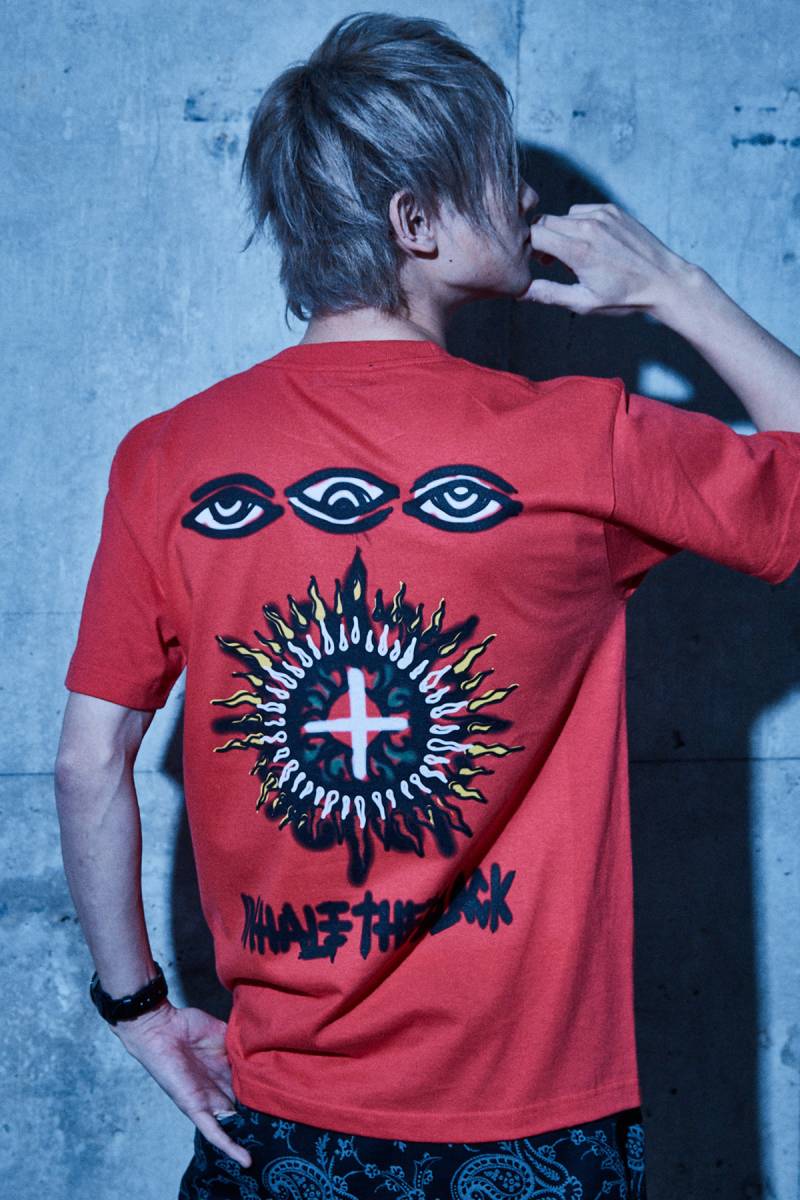 S/S TEE - POWER OF WILL -　 RED