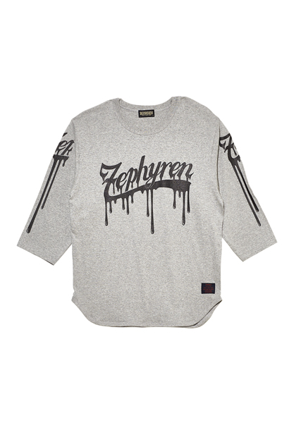 7/S TEE - BEYOND PAINTED - GRAY