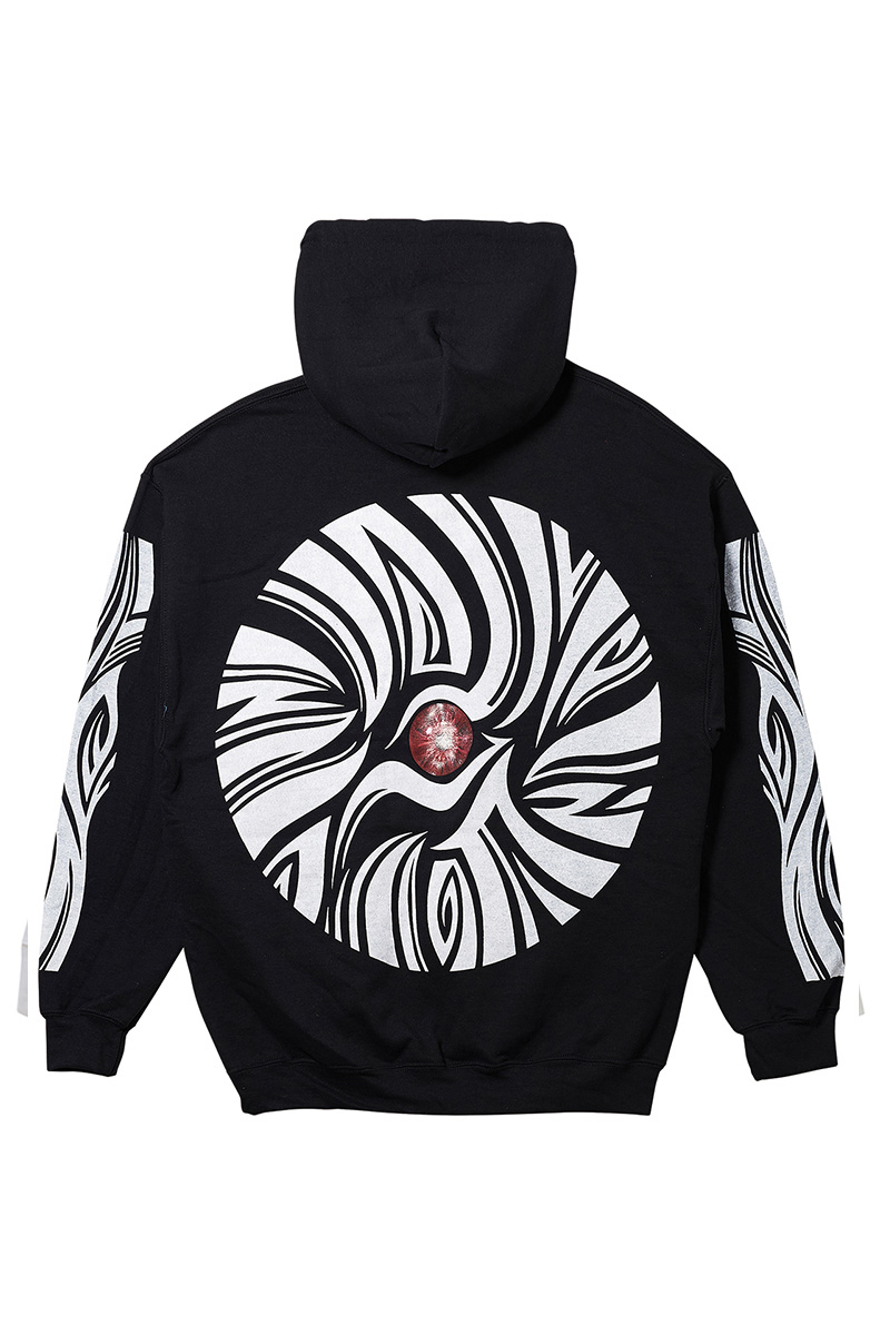 BIG PARKA - VISIONARY / zebra eye - BLACK