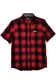 CHECK SHIRT S/S -Resolve- RED