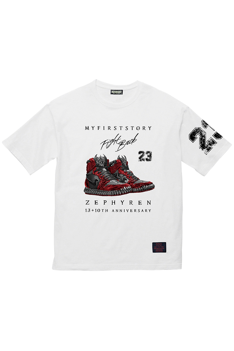 MY FIRST STORY×ZEPHYREN - Fight Back 23 - BIG TEE WHITE
