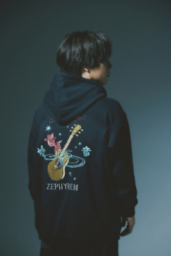 優里×ZEPHYREN YouRe Betelgeuse パーカー ブラック Zephyren Online Store / 優里xZEPHYREN -Betelgeuse- PARKA BLACK