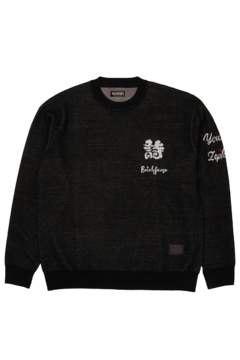 Zephyren ゼファレン JACQUARD KNIT BLACK / BURGUNDY Zephyren Online Store / 優里xZEPHYREN -Betelgeuse- JACQUARD KNIT BLACK