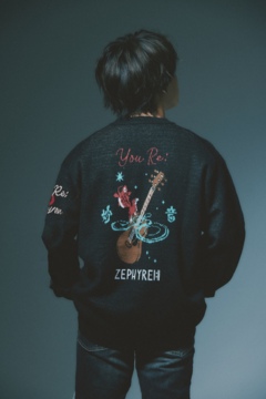 Zephyren Online Store / 優里xZEPHYREN -Betelgeuse- JACQUARD KNIT BLACK