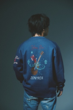 Zephyren Online Store / 優里xZEPHYREN -Betelgeuse- JACQUARD KNIT BLUE