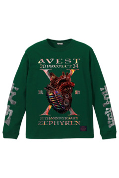 【予約商品】A.V.E.S.T project vol.18 L/S TEE - 鼓動 - COLOR GREEN