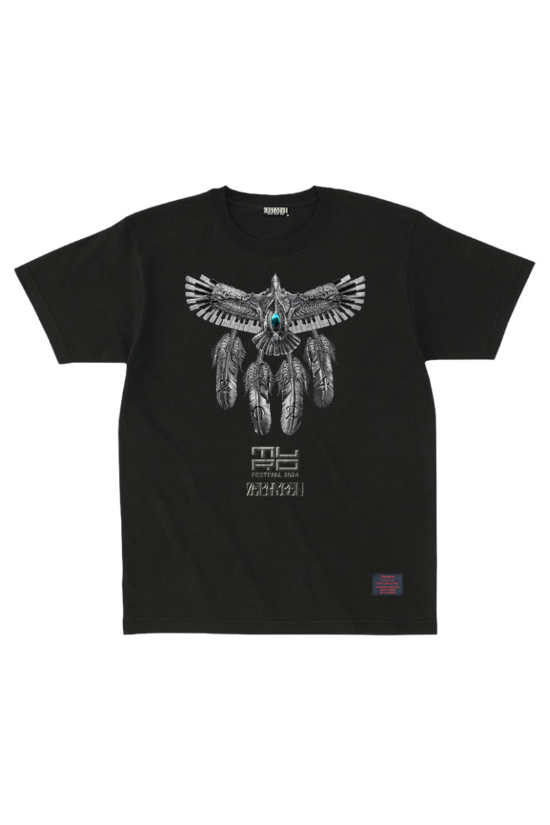 S/S TEE MURO FESTIVAL 2024×ZEPHYREN Muro's eagle BLACK