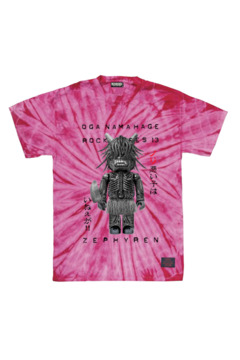 S/S TEE ナマハゲロックフェス2024×Zephyren OG@BRICK Tiedye-PINK