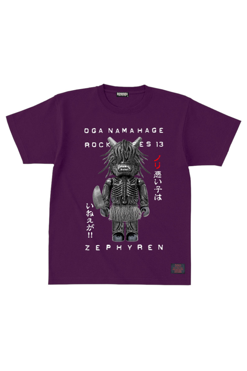 S/S TEE ナマハゲロックフェス2024×Zephyren OG@BRICK PURPLE