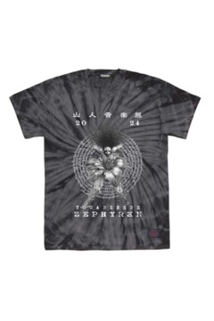 S/S TEE 山人音楽祭2024×ZEPHYREN Enlightenment〜目覚め・悟り Tie-Dye BLACK