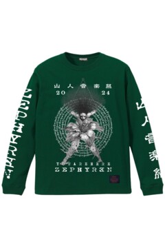 L/S TEE 山人音楽祭2024×ZEPHYREN Enlightenment〜目覚め・悟り D.GREEN