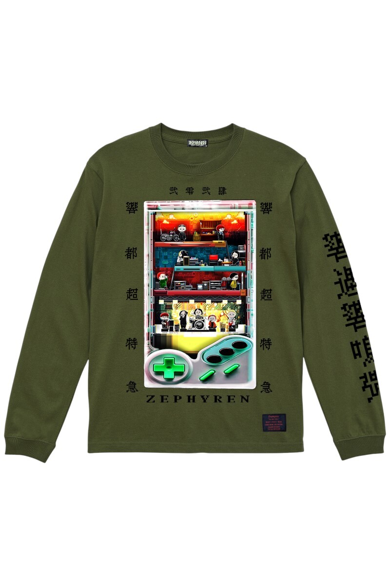 L/S TEE 響都超特急2024×ZEPHYREN - 樂(ガク) - OLIVE