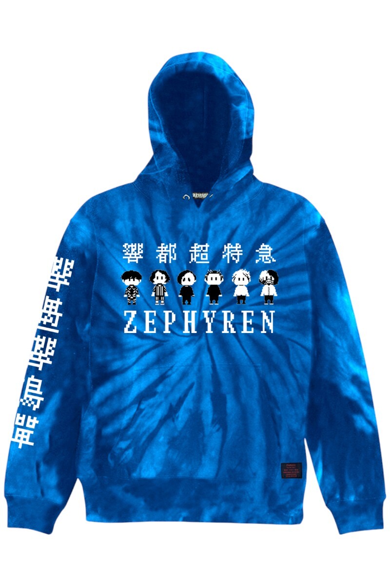 PARKA 響都超特急2024×ZEPHYREN - 樂(ガク) - Tiedye-BLUE