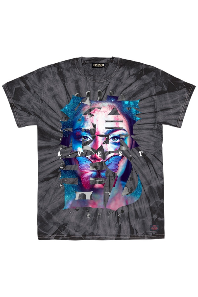 【予約商品】A.V.E.S.T project vol.18 S/S TEE - 百歌繚乱 - TieDye BLACK