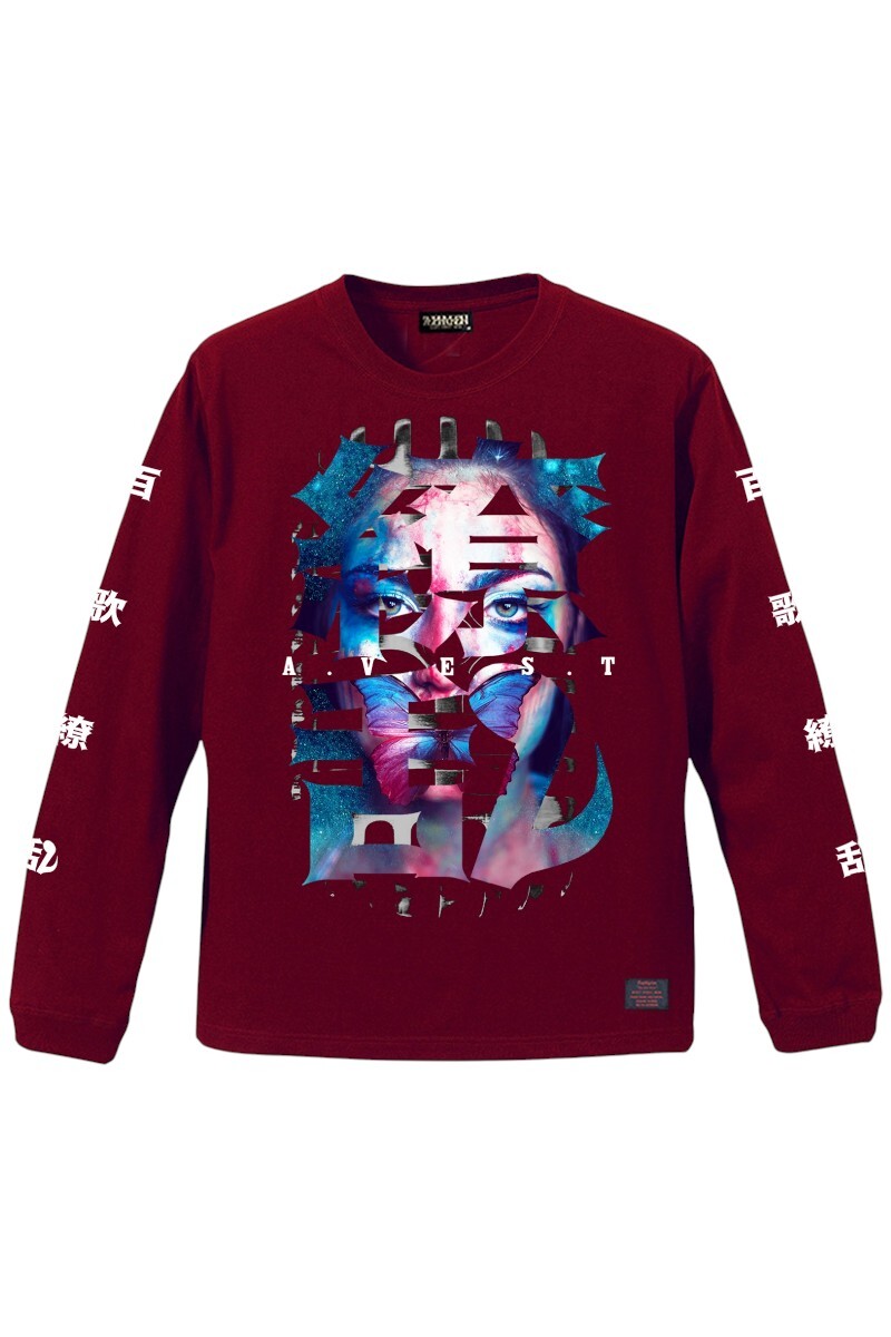 【予約商品】A.V.E.S.T project vol.18 L/S TEE - 百歌繚乱 - BURGUNDY