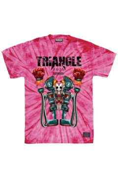 TRIANGLE'25xZEPHYREN - 裂 (レツ) - S/S TEE Tie-Dye PINK