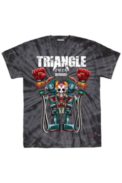 TRIANGLE'25xZEPHYREN - 裂 (レツ) - S/S TEE TieDye BLACK