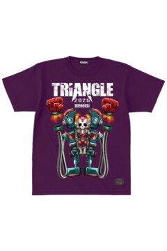 TRIANGLE'25xZEPHYREN - 裂 (レツ) - S/S TEE PURPLE