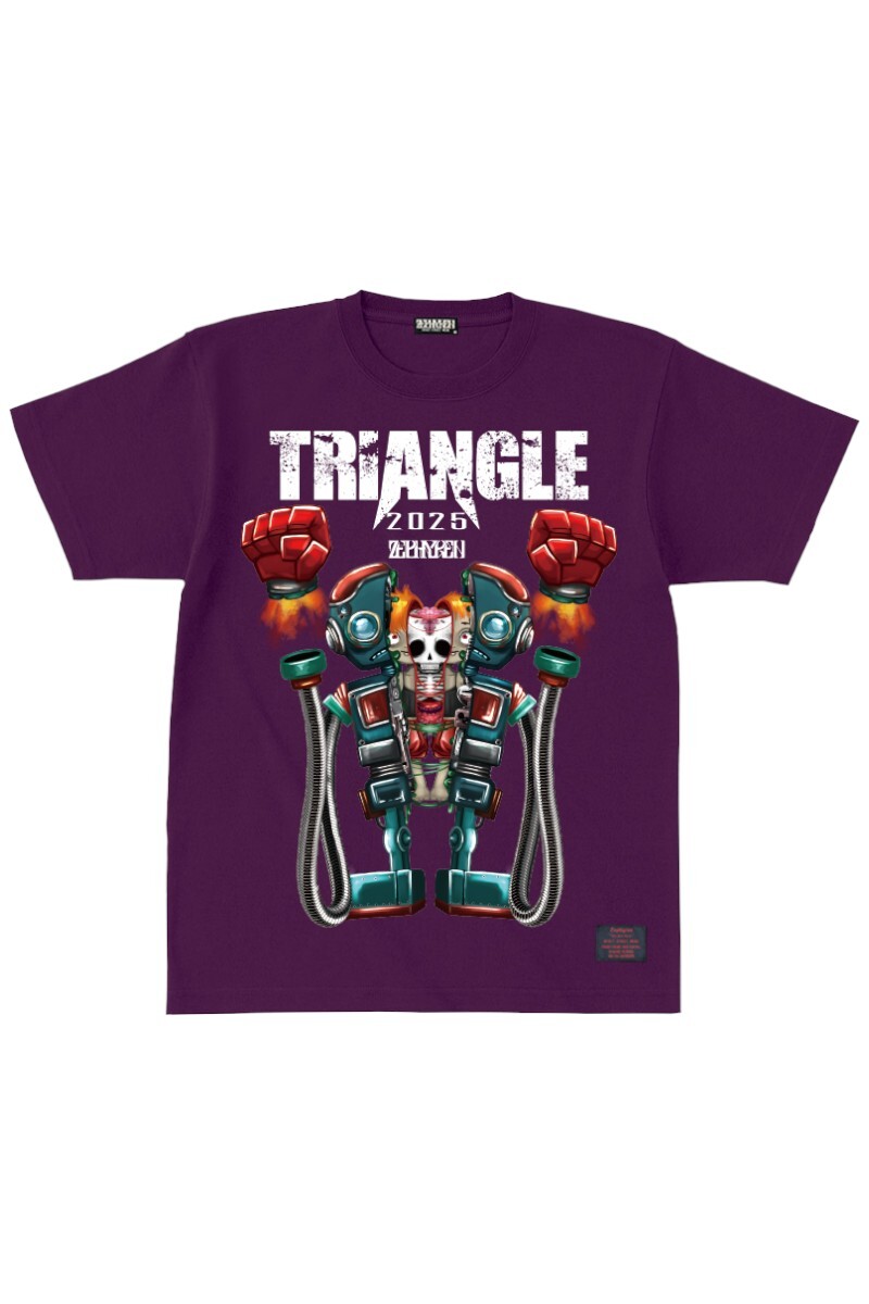 TRIANGLE'25xZEPHYREN - 裂 (レツ) - S/S TEE PURPLE