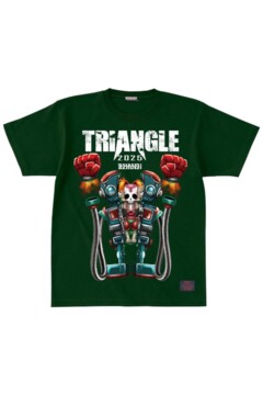 TRIANGLE'25xZEPHYREN - 裂 (レツ) - S/S TEE GREEN