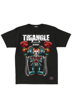 TRIANGLE'25xZEPHYREN - 裂 (レツ) - S/S TEE BLACK
