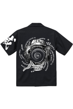 COMING KOBE 2025×ZEPHYREN OPEN COLOR SHIRT BLACK