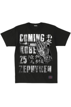 COMING KOBE 2025×ZEPHYREN S/S TEE BLACK