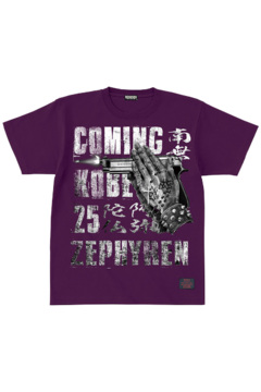 COMING KOBE 2025×ZEPHYREN S/S TEE PURPLE