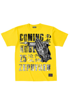 COMING KOBE 2025×ZEPHYREN S/S TEE YELLOW