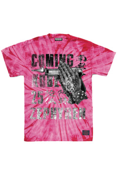 COMING KOBE 2025×ZEPHYREN S/S TEE TIE DYE PINK