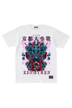 S/S TEE 京都大作戦2025×ZEPHYREN  唸 -うなり- WHITE