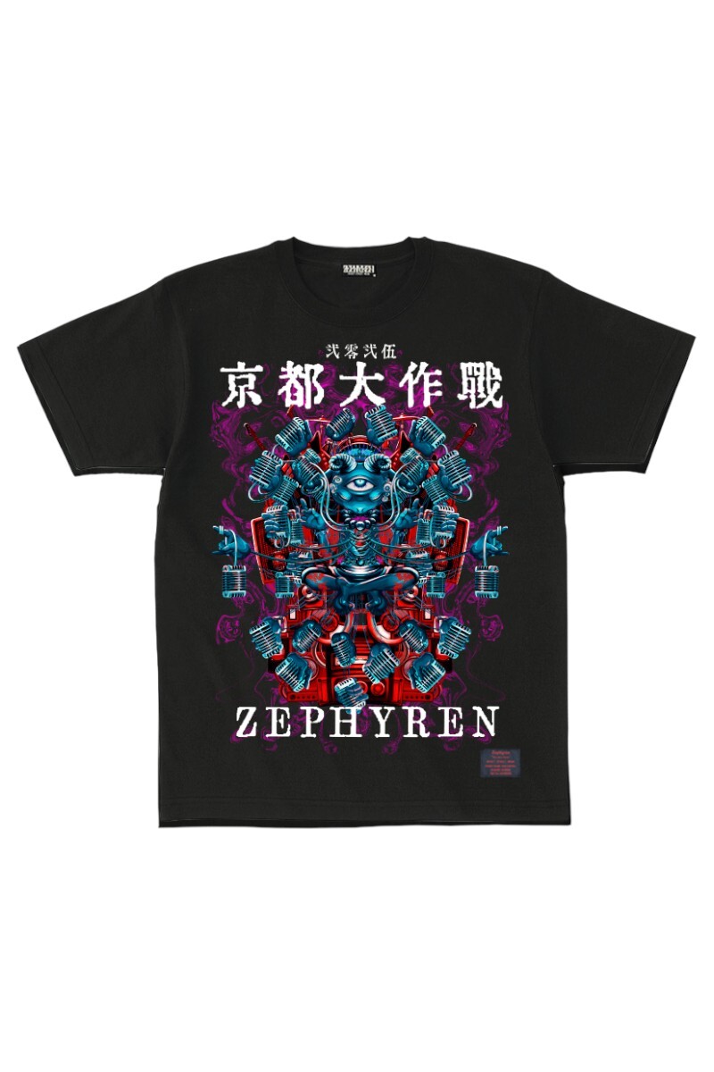 S/S TEE 京都大作戦2025×ZEPHYREN  唸 -うなり- BLACK
