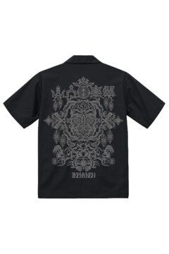 OPEN COLLAR SHIRT 山人音楽祭2025×ZEPHYREN -Dope- BLACK/GRAY