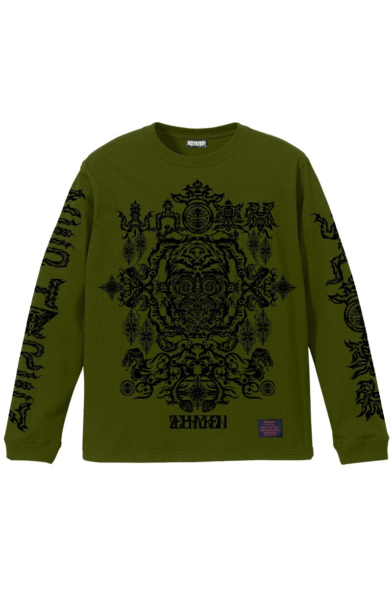 L/S TEE 山人音楽祭2025×ZEPHYREN -Dope- OLIVE GREEN