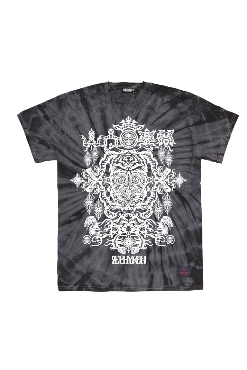 S/S TEE 山人音楽祭2025×ZEPHYREN -Dope- Tiedye-BLACK