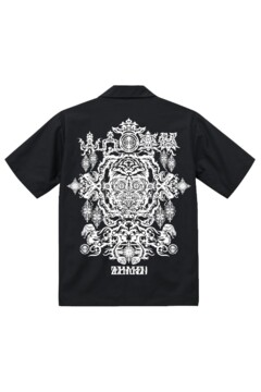 OPEN COLLAR SHIRT 山人音楽祭2025×ZEPHYREN -Dope- BLACK