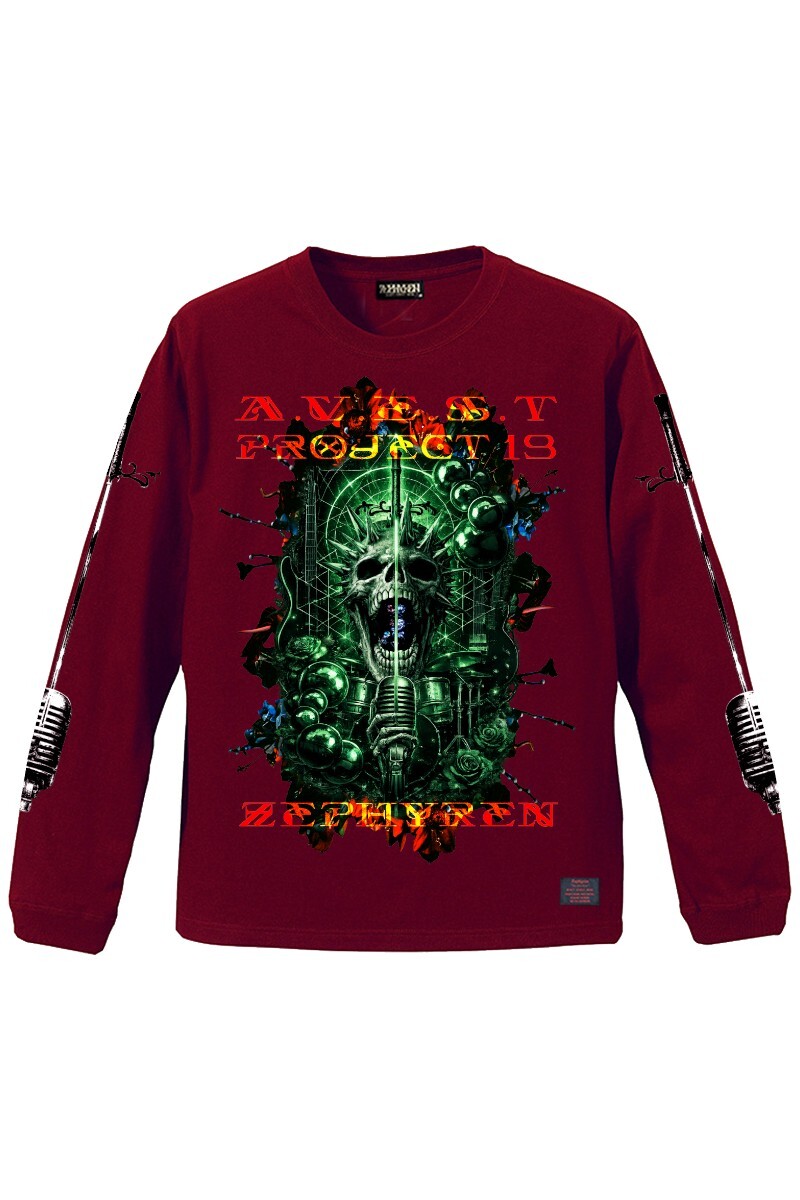 【予約商品】A.V.E.S.T project vol.19 L/S TEE - 冥(めい) - BURGUNDY